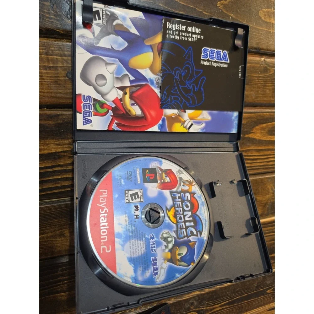 SONIC HEROES‎ (SONY PS2) COMPLETE - TESTED (WBP017131)